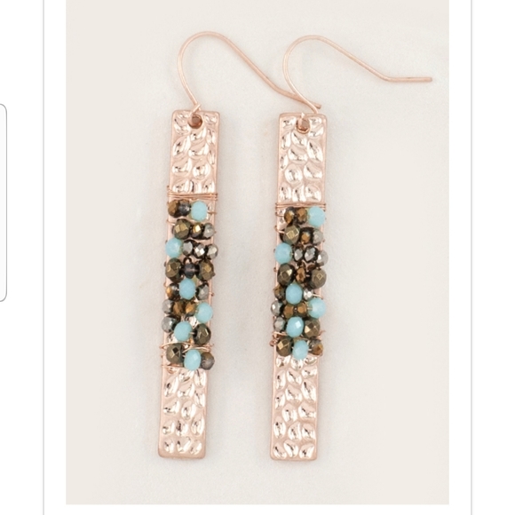 Nib Jbloom Rose gold earrings - Picture 2 of 2